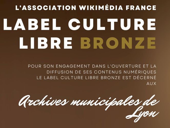 L’ouverture des données culturelles aux Archives de Lyon : un label « Culture Libre »