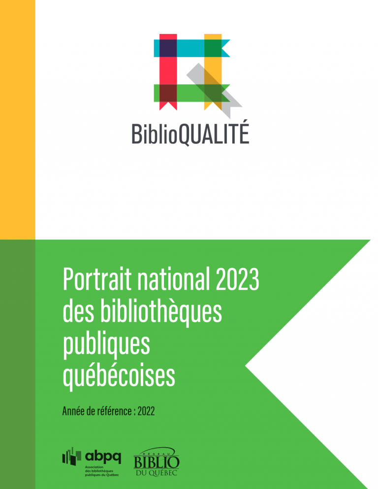 Le Portrait national des bibliothèques publiques québécoises
