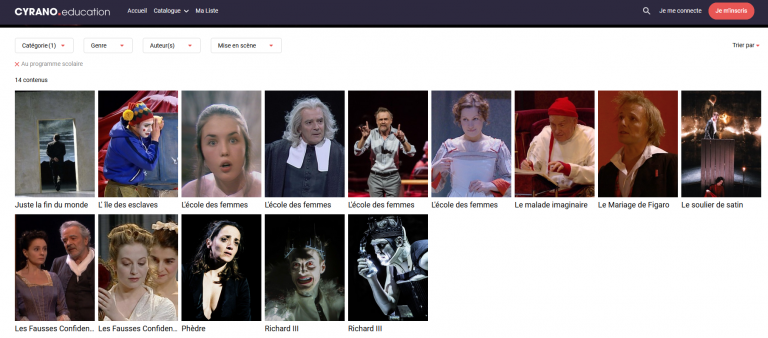 Cyrano : des grandes pièces de théâtre gratuites à voir pour tous les enseignants